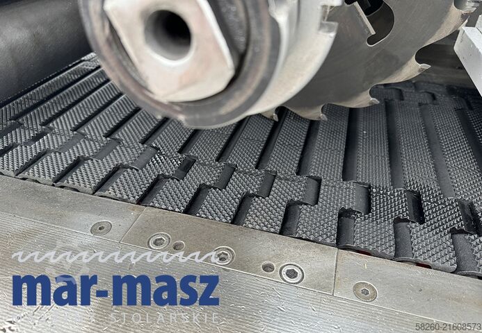 Ketten-Mehrblattkreissäge mit 2 Zuführtischen Torwegge H34 380/120