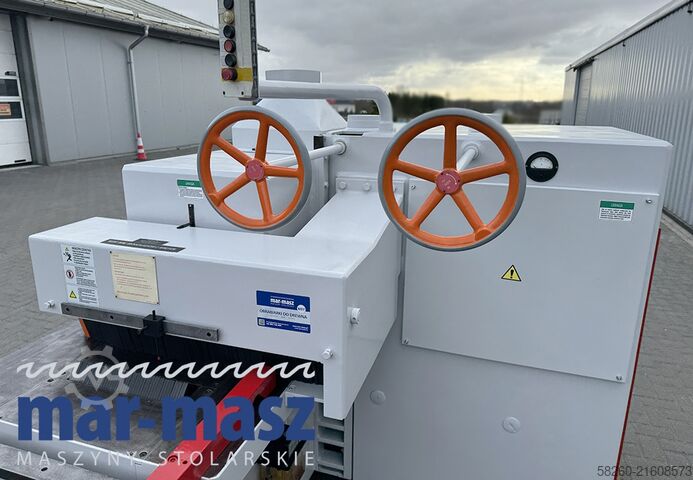 Ketten-Mehrblattkreissäge mit 2 Zuführtischen Torwegge H34 380/120