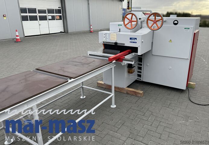 Ketten-Mehrblattkreissäge mit 2 Zuführtischen Torwegge H34 380/120