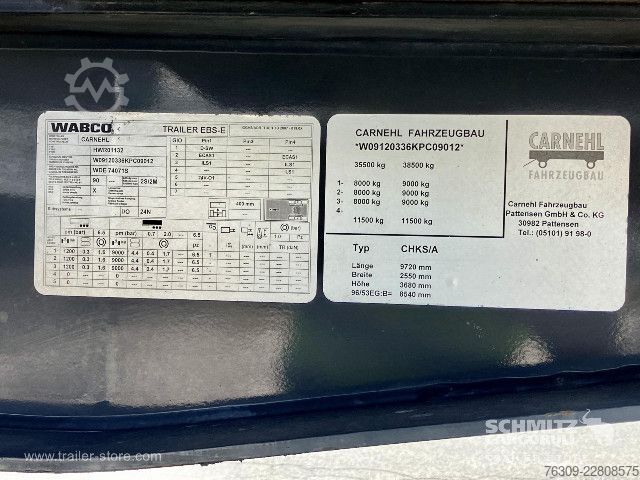 Kipper Auflieger Carnehl Kipper Alukastenmulde 35m³