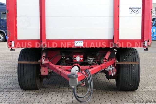 Open trailer MEUSBURGER MPA-2 Pritsche Baustoffanhänger Bordwände