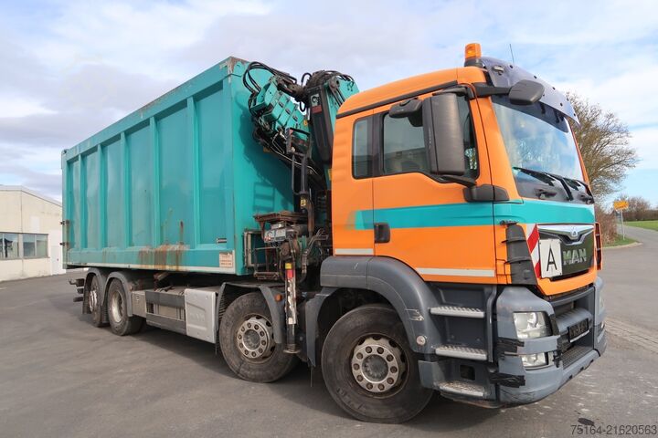Kipper LKW MAN TGS 35.400 8x2 BL Nachlauflenkachse