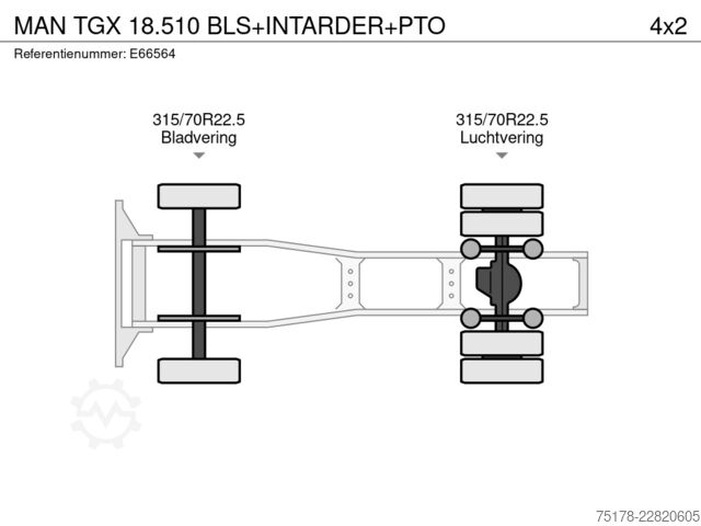 Standard-SZM MAN TGX 18.510 BLS+INTARDER+PTO