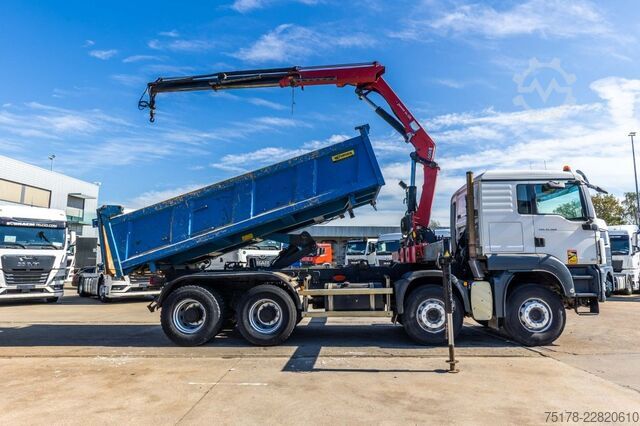 Kipper mit Kran MAN TGS 35.360 BB+ BIBENNE+HMF 18T/m+2EXT
