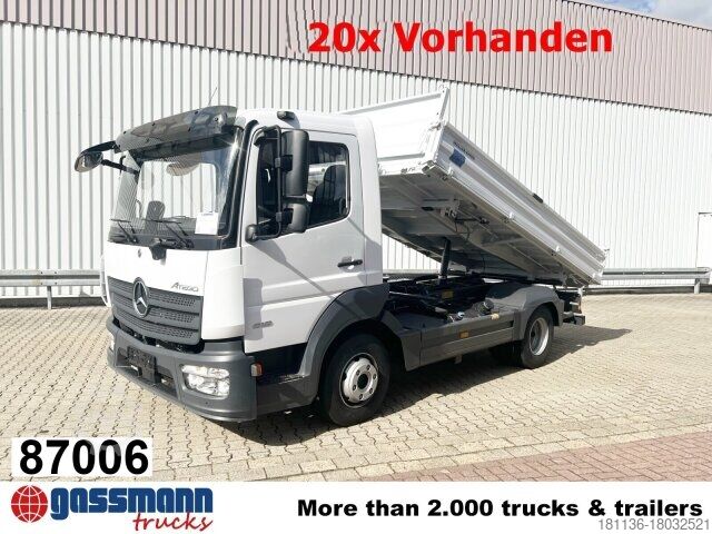 Tipper van Mercedes-Benz Atego 818/23 K 4x2, 2x AHK, Meiller-Kipper,