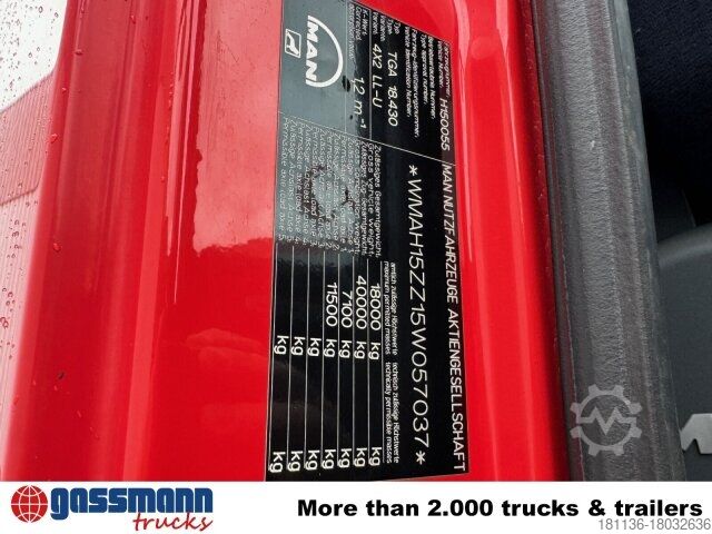 LKW-Fahrgestell MAN TGA 18.430 4X2 LL, 2x AHK