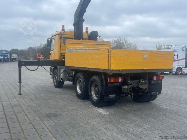 LKW mit Pritsche (offen) MERCEDES-BENZ Actros 3343 MP1 6x4 Pritsche Kran HMF 20.00 20m/