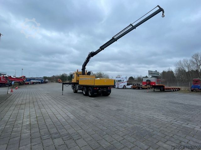 LKW mit Pritsche (offen) MERCEDES-BENZ Actros 3343 MP1 6x4 Pritsche Kran HMF 20.00 20m/