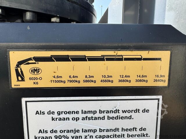 Standard-SZM DAF CF85-460 FAS 6x2 Trekker / Bakwagen, HMF Odin 6...