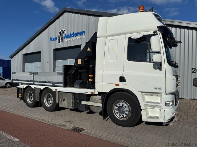 Standard tractor DAF CF85-460 FAS 6x2 Trekker / Bakwagen, HMF Odin 6...