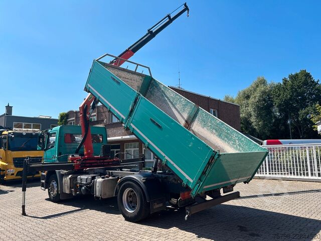 Dreiseitenkipper LKW MERCEDES-BENZ 1833 Axor  3Skipper + PK 12002 Kran 4x2
