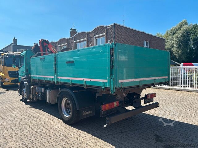 Dreiseitenkipper LKW MERCEDES-BENZ 1833 Axor  3Skipper + PK 12002 Kran 4x2