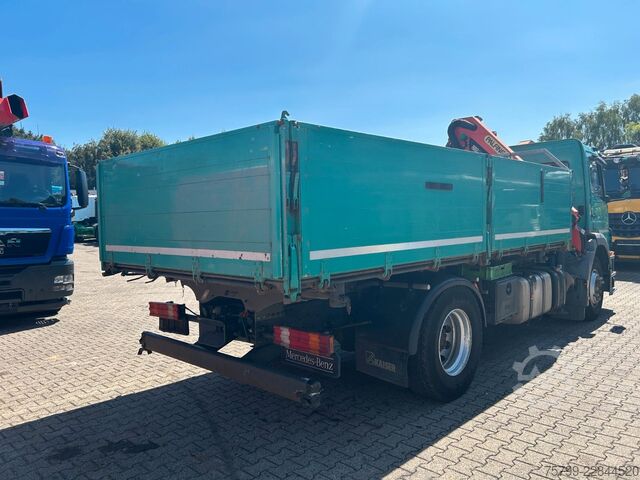 Dreiseitenkipper LKW MERCEDES-BENZ 1833 Axor  3Skipper + PK 12002 Kran 4x2