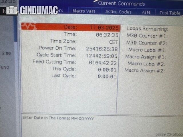 VERTIKALES BEARBEITUNGSZENTRUM HAAS VF-3SS