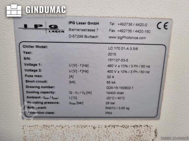 Faserlaserschneidmaschine Mazak OPTIPLEX 3015 FIBER II