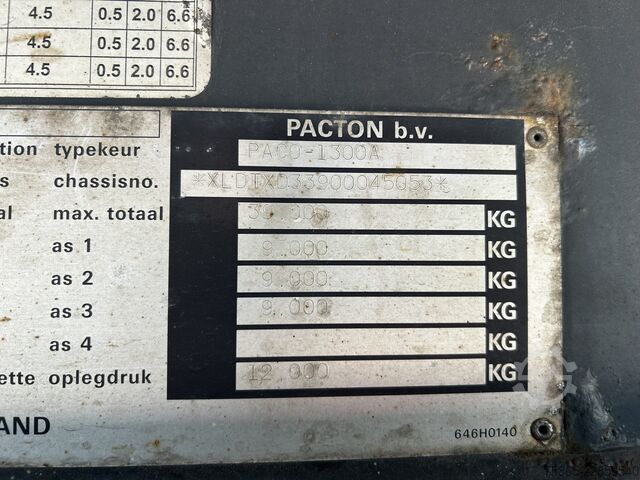 Box body Pacton T3 001 / Box -> Damage / Schade / Disk Brakes /...