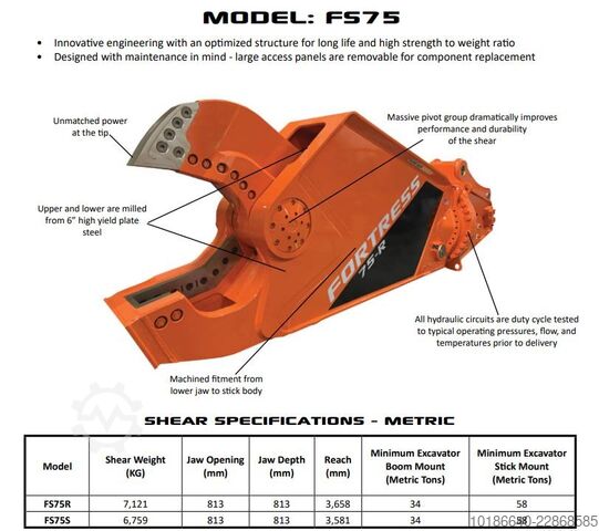 Pulverisierer  Fortress FS75