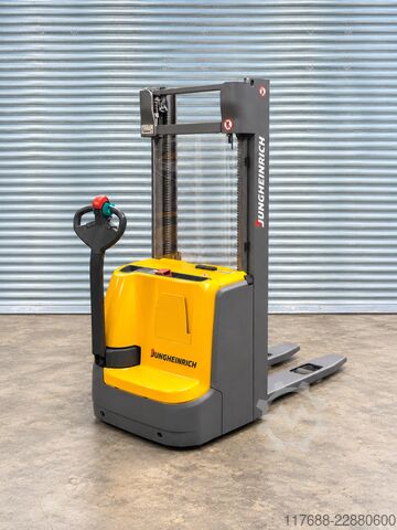 Hochhubwagen-Mitgänger Jungheinrich EJC 214 - nur 284 Std. - Service Neu -Batterie 90%