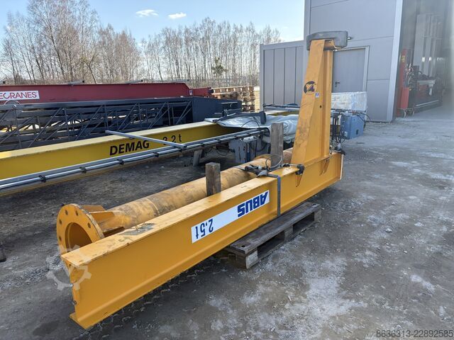 Schwenkkran mit Ausleger, Tragfähigkeit 2,5 t, Ausladung 3000 mm Abus VS