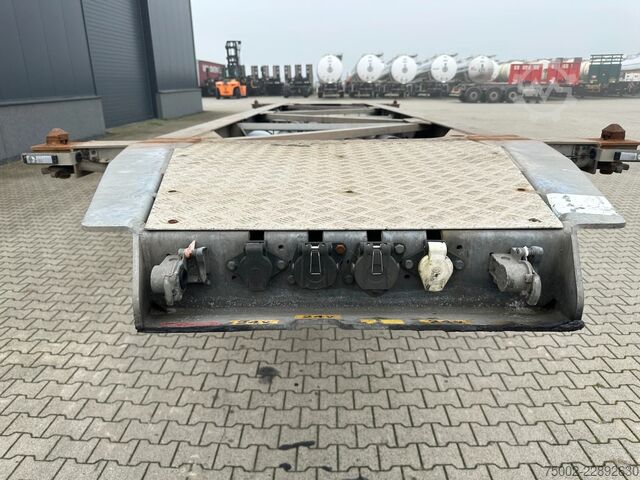 Containertransport Van Hool 20FT ADR CHASSIS / galvanized / MB DISC / 2x li...