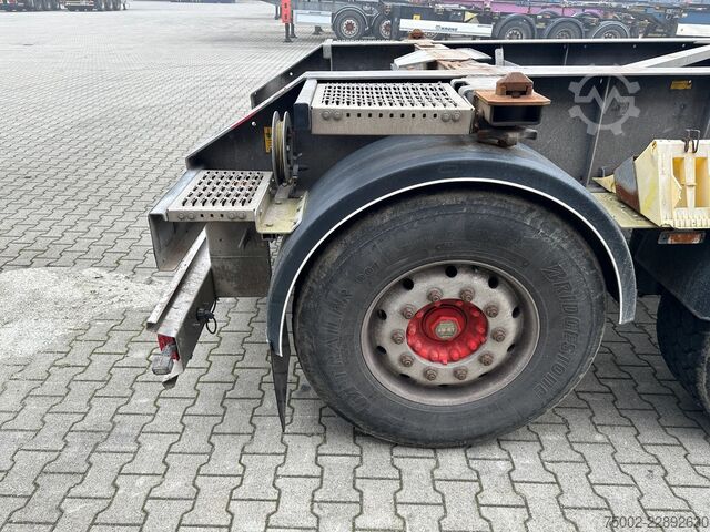 Containertransport Van Hool 20FT ADR CHASSIS / galvanized / MB DISC / 2x li...