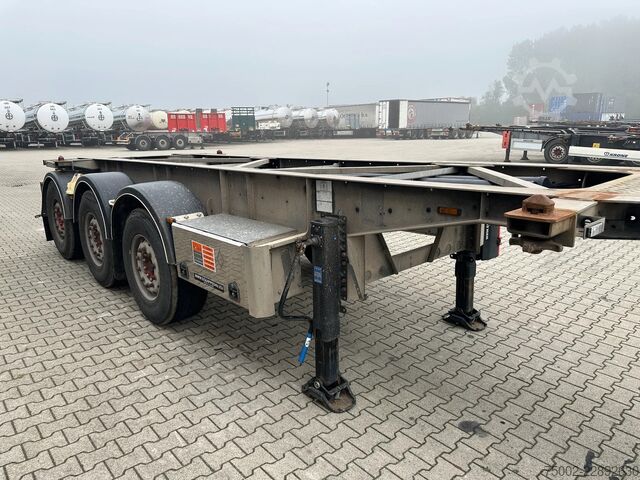Containertransport Van Hool 20FT ADR CHASSIS / galvanized / MB DISC / 2x li...