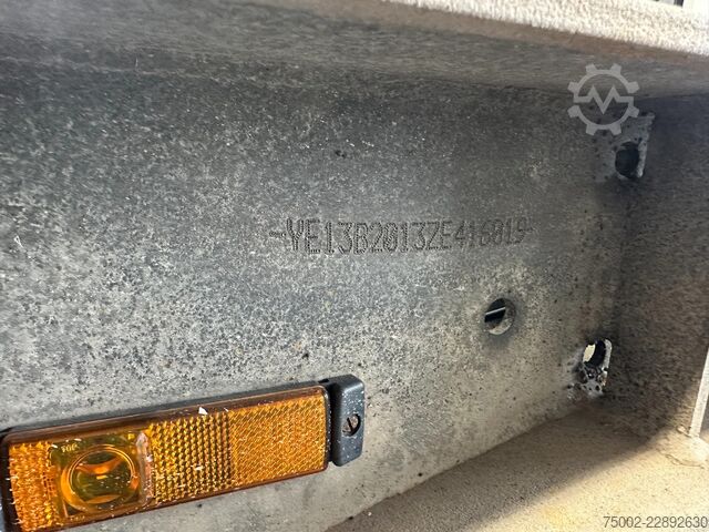 Containertransport Van Hool 20FT ADR CHASSIS / galvanized / MB DISC / 2x li...