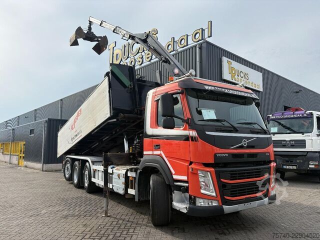 Crane Volvo FM 420 + HMF 1643 Z2---2X EXT. + REMOTE + TIPPE...