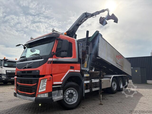 Crane Volvo FM 420 + HMF 1643 Z2---2X EXT. + REMOTE + TIPPE...