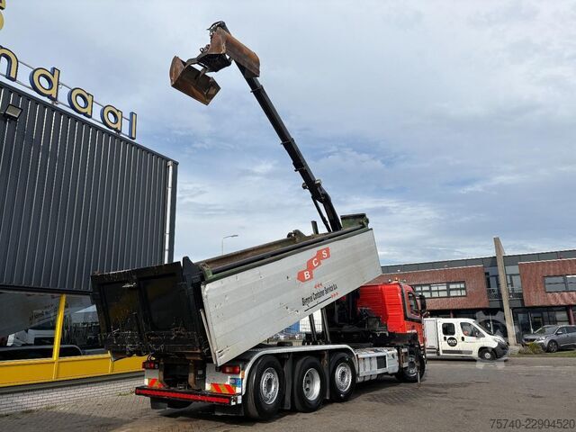 Crane Volvo FM 420 + HMF 1643 Z2---2X EXT. + REMOTE + TIPPE...
