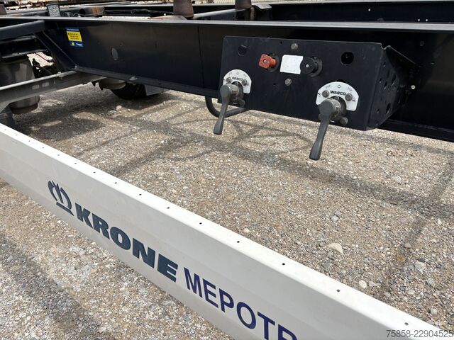 Swap chassis trailer Krone BDF Lafette 235/75R17,5 Zwilling BPW