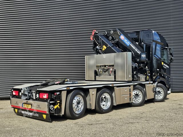 Crane truck DAF XF 530 8x2 / HMF 9520 K8 / NIEUW!
