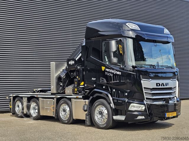 Crane truck DAF XF 530 8x2 / HMF 9520 K8 / NIEUW!