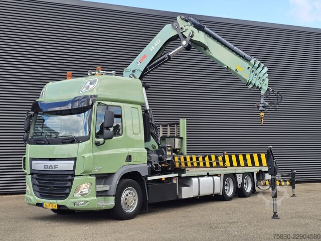 Loading platform DAF CF 440 6x2 / HIAB 42 tm CRANE / KRAN