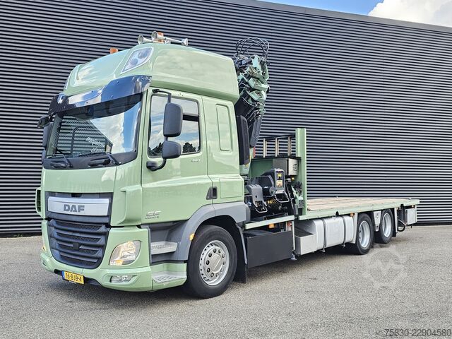 Loading platform DAF CF 440 6x2 / HIAB 42 tm CRANE / KRAN