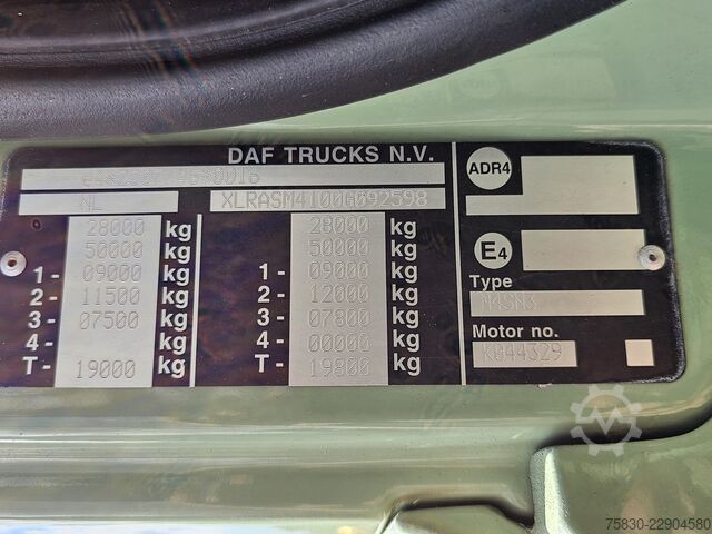 Loading platform DAF CF 440 6x2 / HIAB 42 tm CRANE / KRAN