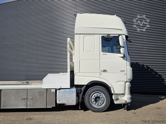 Car carrier van DAF XF 530 6x2 / OPRIJ - MACHINE TRANSPORT