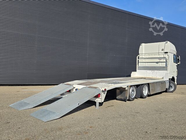 Car carrier van DAF XF 530 6x2 / OPRIJ - MACHINE TRANSPORT