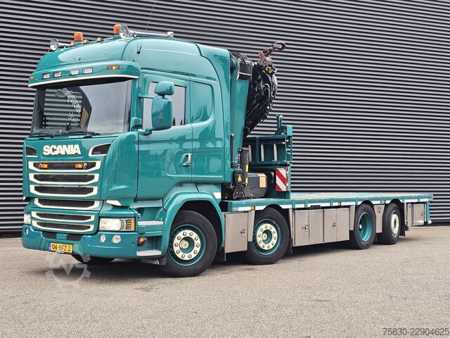 Ladepritsche Scania R450 8x2 / HMF 60TM / CRANE / KRAN