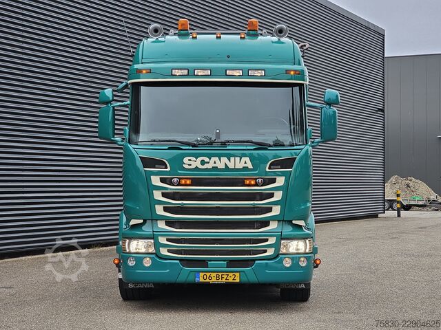 Ladepritsche Scania R450 8x2 / HMF 60TM / CRANE / KRAN