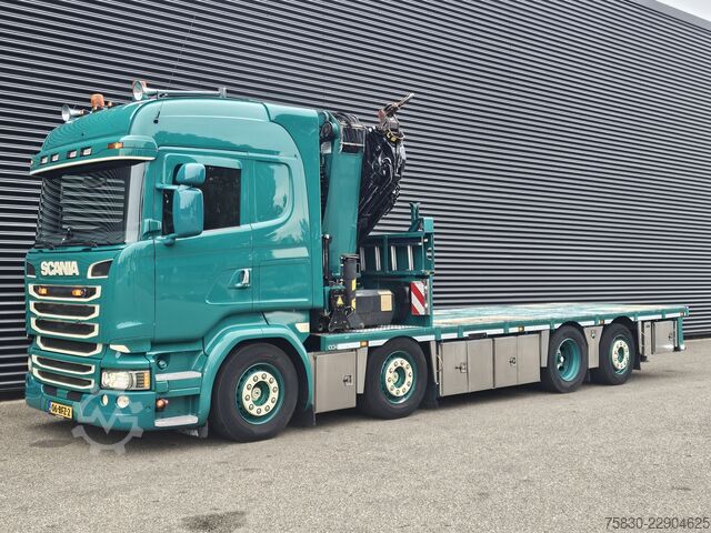 Ladepritsche Scania R450 8x2 / HMF 60TM / CRANE / KRAN