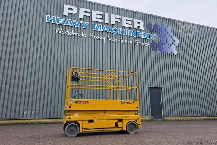 Scissor lift Haulotte Compact 8 As-Is, Electric, 8m Working Height, 350k