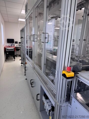 Production of disposable surgical masks PIA Automation Amberg GmbH Montageanlage Einwegmasken