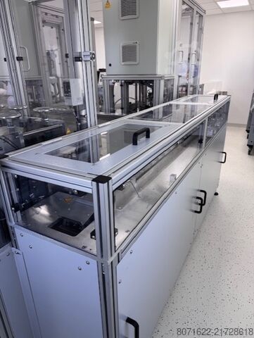 Production of disposable surgical masks PIA Automation Amberg GmbH Montageanlage Einwegmasken