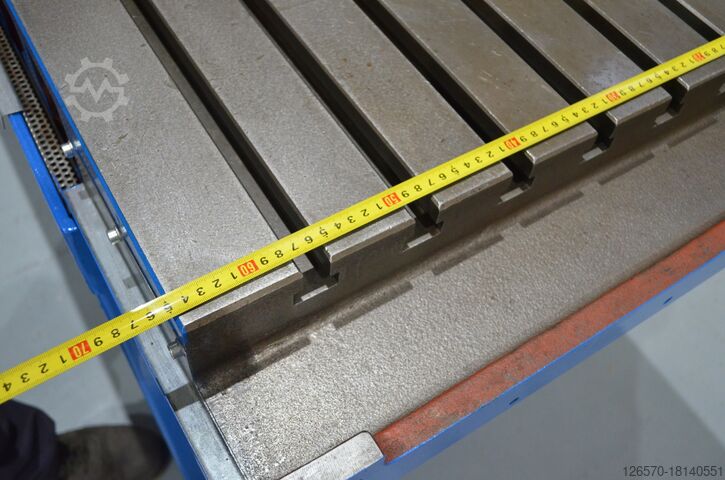 Work table with slots 1600x650 mm