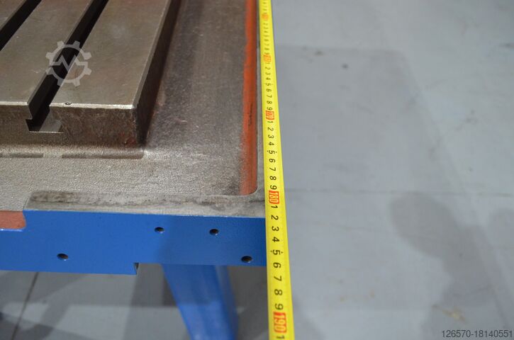 Work table with slots 1600x650 mm  