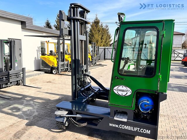 4-way forklift truck Combilift C4000 / LPG / DUPLEX / 4500MM /FREE LIFT