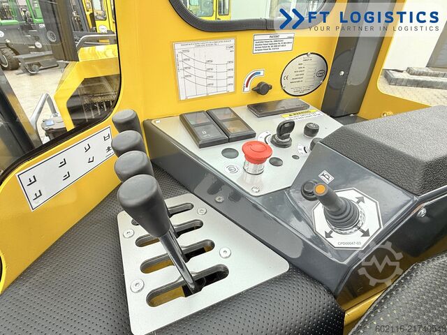 4-way forklift Combilift C4000 GAS DUPLEX 4600 FORK POSITIONER