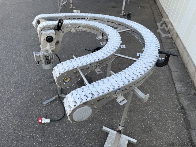 Overveld curved conveyor 180​º, 45 cm wide OVERVELD 