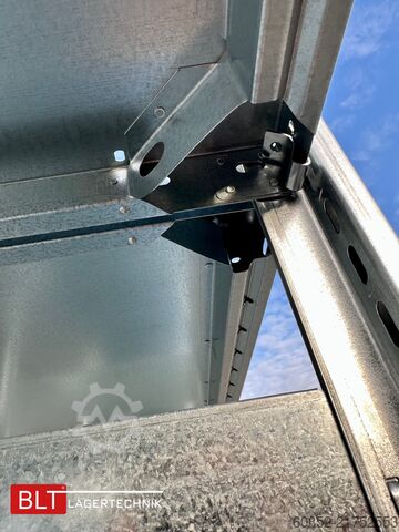 Modular shelf ca. 30,06 lfm. Fachbodenregale META H: 200 cm , T: 40 cm , 150 kg pro Ebene